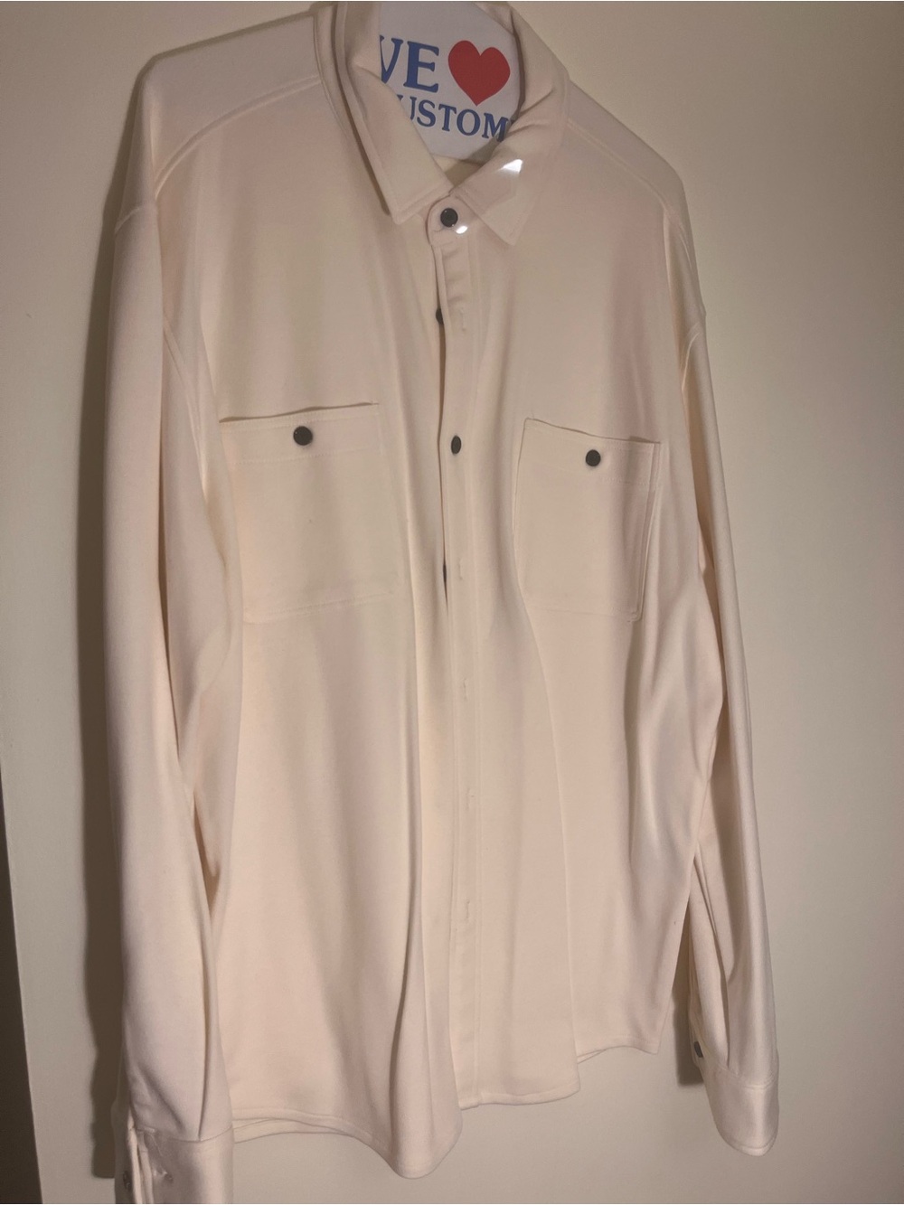 Men’s fall over shirt size L